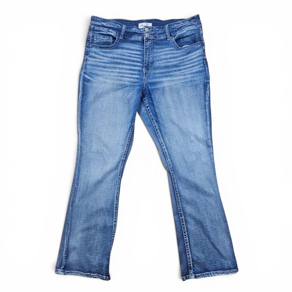 BKE Gabby Curvy Bootcut Jeans Women's 36x33.5 High Rise Stretch Western Comfort